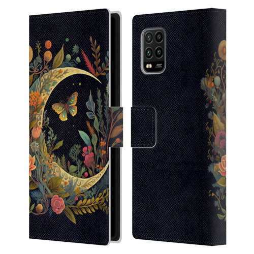 JK Stewart Art Crescent Moon Leather Book Wallet Case Cover For Xiaomi Mi 10 Lite 5G