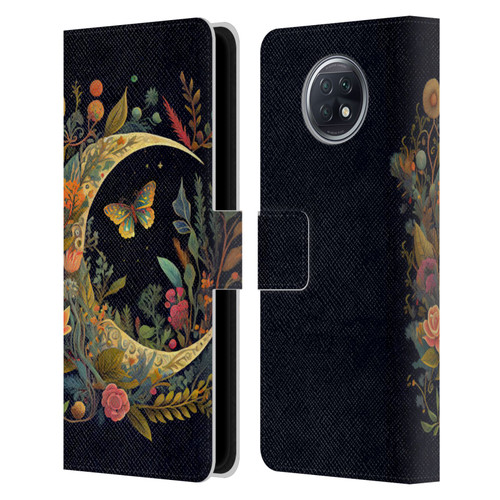 JK Stewart Art Crescent Moon Leather Book Wallet Case Cover For Xiaomi Redmi Note 9T 5G