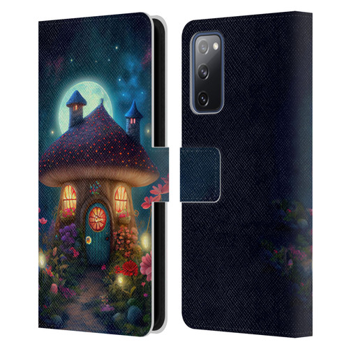 JK Stewart Graphics Mushroom House Leather Book Wallet Case Cover For Samsung Galaxy S20 FE / 5G