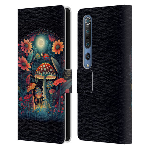 JK Stewart Graphics Ladybug On Mushroom Leather Book Wallet Case Cover For Xiaomi Mi 10 5G / Mi 10 Pro 5G