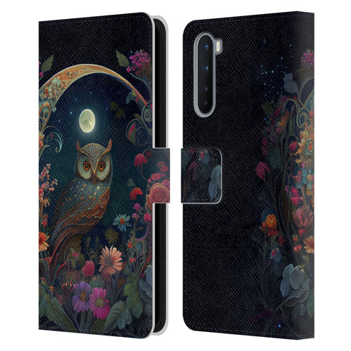 JK Stewart Key Art Owl Leather Book Wallet Case Cover For OnePlus Nord 5G