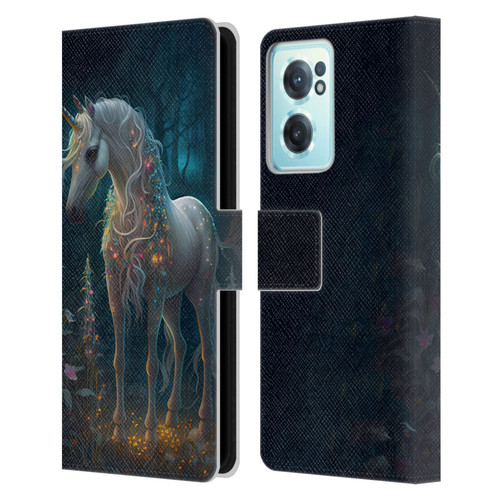 JK Stewart Key Art Unicorn Leather Book Wallet Case Cover For OnePlus Nord CE 2 5G