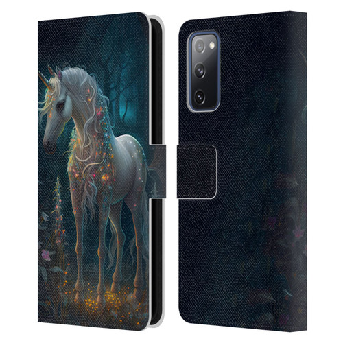 JK Stewart Key Art Unicorn Leather Book Wallet Case Cover For Samsung Galaxy S20 FE / 5G