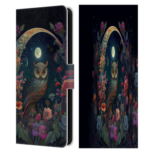 JK Stewart Key Art Owl Leather Book Wallet Case Cover For Samsung Galaxy S23 FE 5G