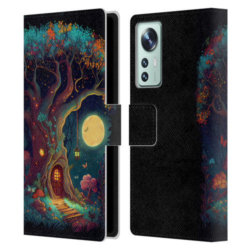 JK Stewart Key Art Tree With Small Door In Trunk Leather Book Wallet Case Cover For Xiaomi 12