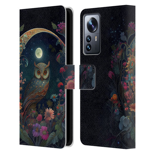 JK Stewart Key Art Owl Leather Book Wallet Case Cover For Xiaomi 12 Pro