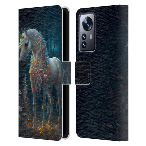 JK Stewart Key Art Unicorn Leather Book Wallet Case Cover For Xiaomi 12 Pro