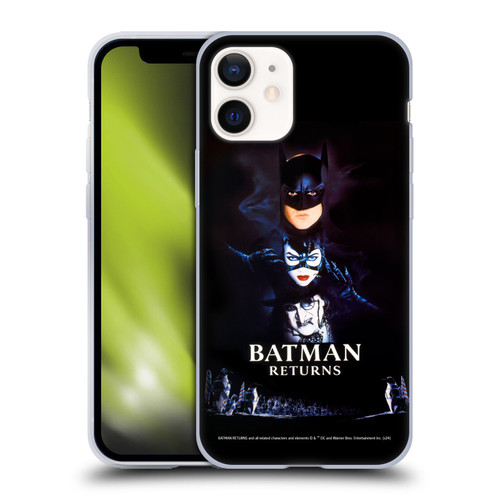 Batman Returns Key Art Poster Soft Gel Case for Apple iPhone 12 Mini