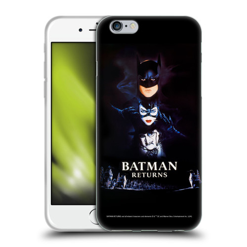 Batman Returns Key Art Poster Soft Gel Case for Apple iPhone 6 / iPhone 6s