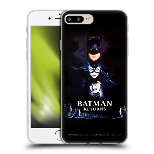 Batman Returns Key Art Poster Soft Gel Case for Apple iPhone 7 Plus / iPhone 8 Plus