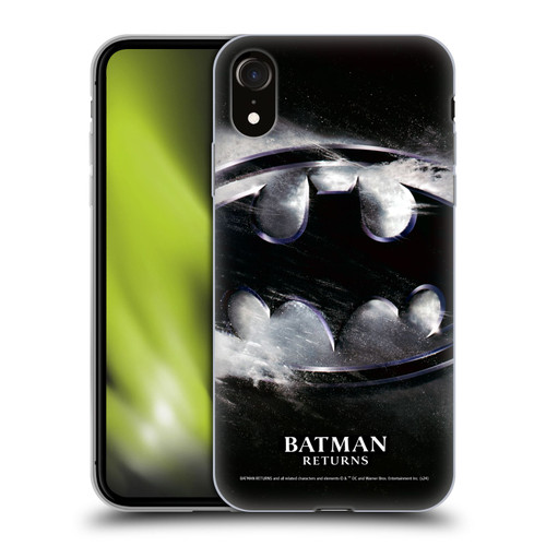 Batman Returns Key Art Oversized Logo Soft Gel Case for Apple iPhone XR