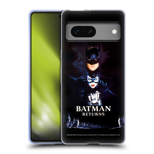Batman Returns Key Art Poster Soft Gel Case for Google Pixel 7