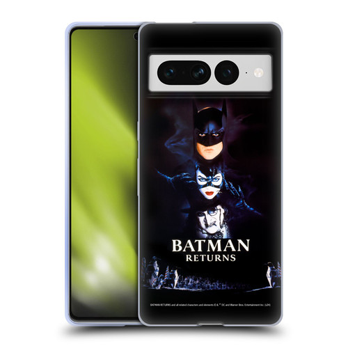 Batman Returns Key Art Poster Soft Gel Case for Google Pixel 7 Pro