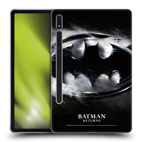 Batman Returns Key Art Oversized Logo Soft Gel Case for Samsung Galaxy Tab S8
