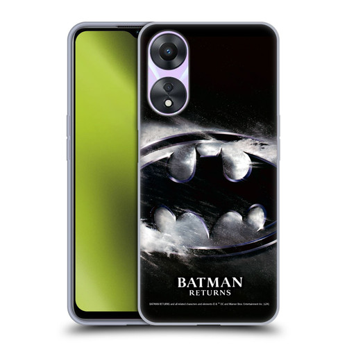 Batman Returns Key Art Oversized Logo Soft Gel Case for OPPO A78 4G