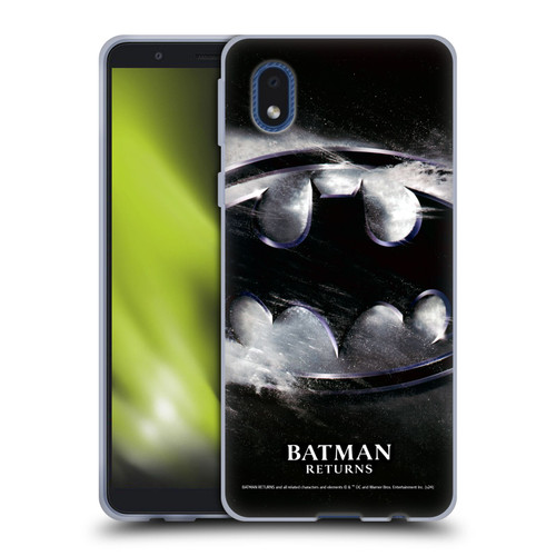 Batman Returns Key Art Oversized Logo Soft Gel Case for Samsung Galaxy A01 Core (2020)