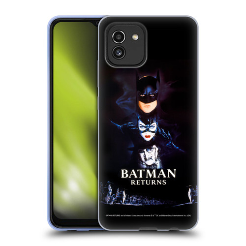 Batman Returns Key Art Poster Soft Gel Case for Samsung Galaxy A03 (2021)