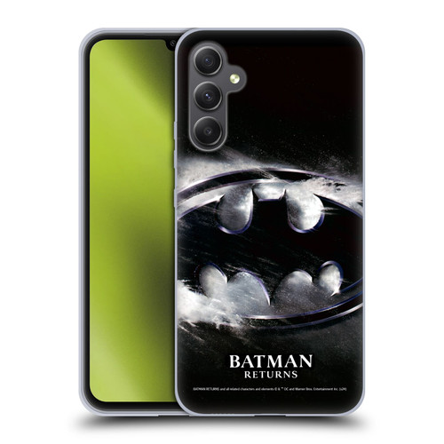 Batman Returns Key Art Oversized Logo Soft Gel Case for Samsung Galaxy A34 5G
