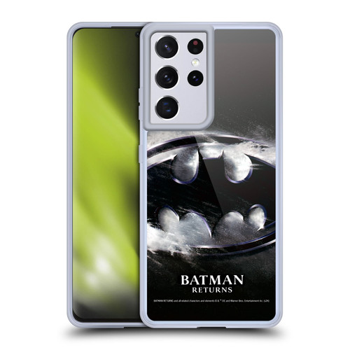 Batman Returns Key Art Oversized Logo Soft Gel Case for Samsung Galaxy S21 Ultra 5G