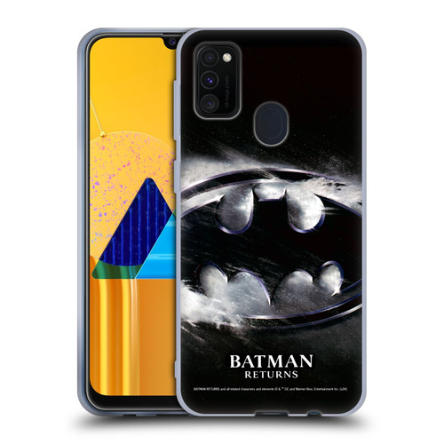 Batman Returns Key Art Oversized Logo Soft Gel Case for Samsung Galaxy M30s (2019)/M21 (2020)