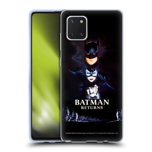 Batman Returns Key Art Poster Soft Gel Case for Samsung Galaxy Note10 Lite