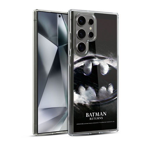 Batman Returns Key Art Oversized Logo Soft Gel Case for Samsung Galaxy S24 Ultra 5G & MagSafe