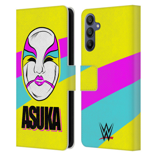 WWE Asuka The Empress Leather Book Wallet Case Cover For Samsung Galaxy A15