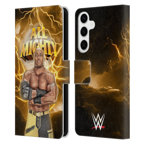 WWE Bobby Lashley Portrait Leather Book Wallet Case Cover For Samsung Galaxy S24+ 5G