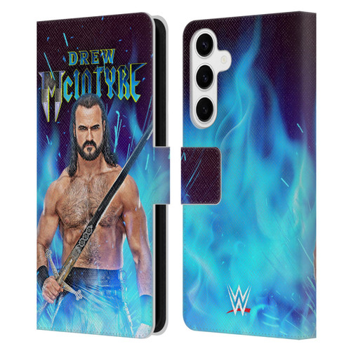 WWE Drew McIntyre Scottish Warrior Leather Book Wallet Case Cover For Samsung Galaxy S24+ 5G