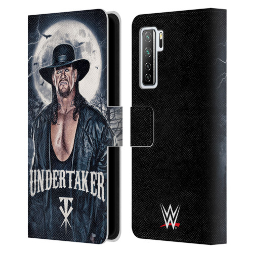 WWE The Undertaker Portrait Leather Book Wallet Case Cover For Huawei Nova 7 SE/P40 Lite 5G