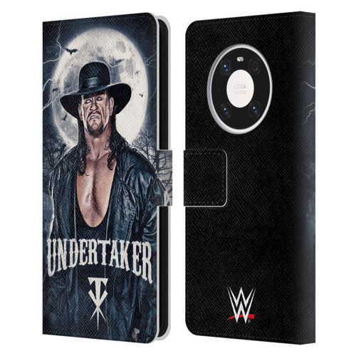 WWE The Undertaker Portrait Leather Book Wallet Case Cover For Huawei Mate 40 Pro 5G