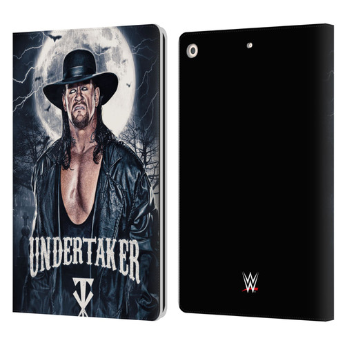 WWE The Undertaker Portrait Leather Book Wallet Case Cover For Apple iPad 10.2 2019/2020/2021