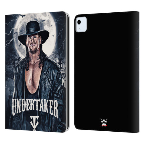 WWE The Undertaker Portrait Leather Book Wallet Case Cover For Apple iPad Air 2020 / 2022