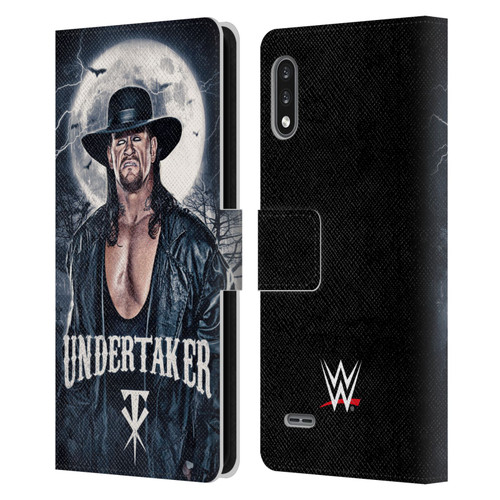 WWE The Undertaker Portrait Leather Book Wallet Case Cover For LG K22