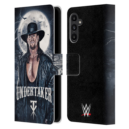 WWE The Undertaker Portrait Leather Book Wallet Case Cover For Samsung Galaxy A13 5G (2021)