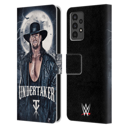 WWE The Undertaker Portrait Leather Book Wallet Case Cover For Samsung Galaxy A13 (2022)
