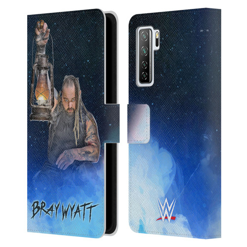 WWE Bray Wyatt Portrait Leather Book Wallet Case Cover For Huawei Nova 7 SE/P40 Lite 5G