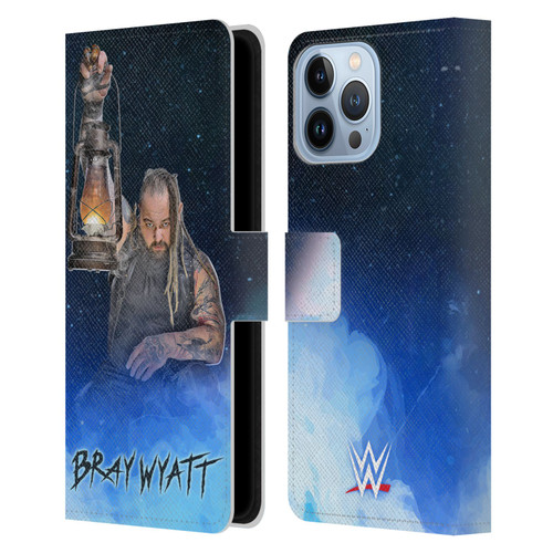 WWE Bray Wyatt Portrait Leather Book Wallet Case Cover For Apple iPhone 13 Pro Max
