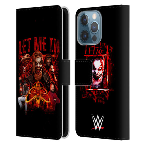 WWE Bray Wyatt Let Me In Leather Book Wallet Case Cover For Apple iPhone 13 Pro