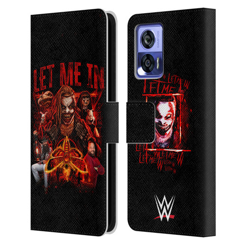 WWE Bray Wyatt Let Me In Leather Book Wallet Case Cover For Motorola Edge 30 Neo 5G