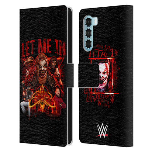 WWE Bray Wyatt Let Me In Leather Book Wallet Case Cover For Motorola Edge S30 / Moto G200 5G