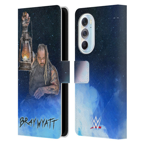WWE Bray Wyatt Portrait Leather Book Wallet Case Cover For Motorola Edge X30