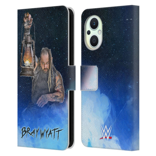 WWE Bray Wyatt Portrait Leather Book Wallet Case Cover For OPPO Reno8 Lite