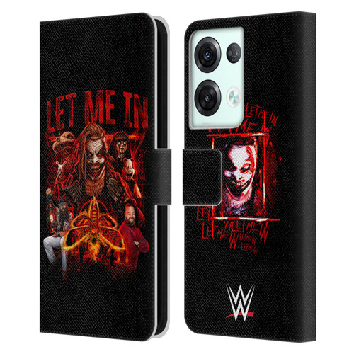 WWE Bray Wyatt Let Me In Leather Book Wallet Case Cover For OPPO Reno8 Pro
