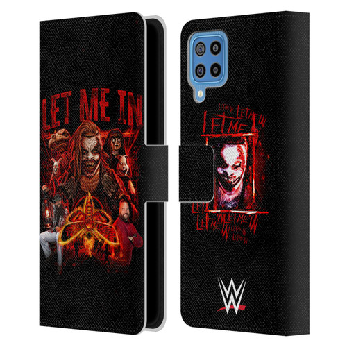 WWE Bray Wyatt Let Me In Leather Book Wallet Case Cover For Samsung Galaxy F22 (2021)