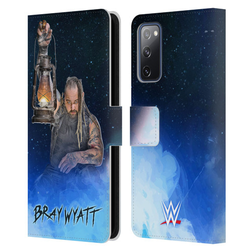 WWE Bray Wyatt Portrait Leather Book Wallet Case Cover For Samsung Galaxy S20 FE / 5G