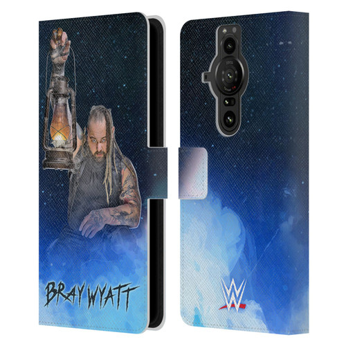 WWE Bray Wyatt Portrait Leather Book Wallet Case Cover For Sony Xperia Pro-I