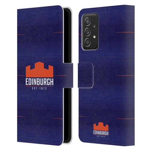 Edinburgh Rugby 2023/24 Crest Kit Home Leather Book Wallet Case Cover For Samsung Galaxy A53 5G (2022)