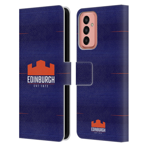 Edinburgh Rugby 2023/24 Crest Kit Home Leather Book Wallet Case Cover For Samsung Galaxy M13 (2022)