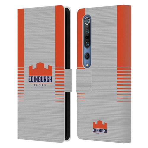 Edinburgh Rugby 2023/24 Crest Kit Away Leather Book Wallet Case Cover For Xiaomi Mi 10 5G / Mi 10 Pro 5G